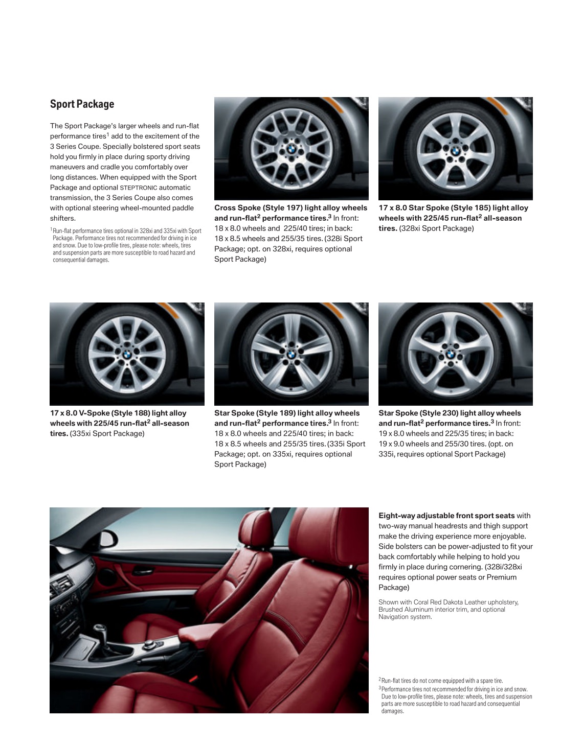 2008 BMW 3-Series Coupe Brochure Page 10